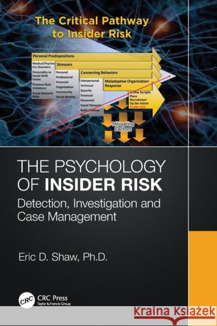 The Psychology of Insider Risk: Detection, Investigation and Case Management Eric Shaw 9781032482484 CRC Press - książka