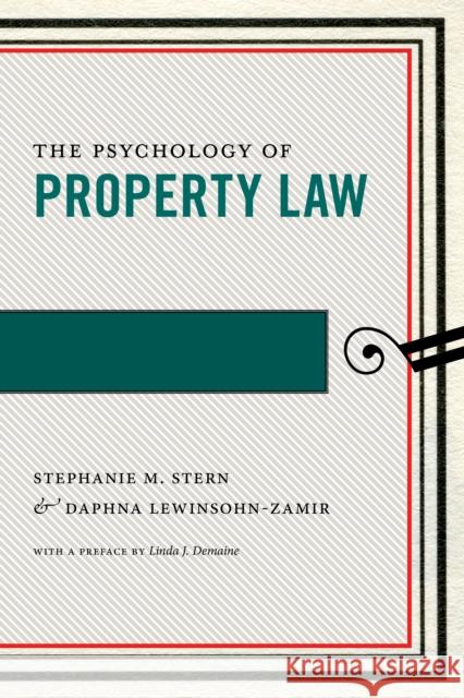 The Psychology of Property Law - audiobook Stern, Stephanie M. 9781479835683 New York University Press - książka