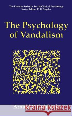 The Psychology of Vandalism Goldstein                                Arnold P. Goldstein 9780306451409 Kluwer Academic Publishers - książka