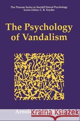The Psychology of Vandalism Arnold P. Goldstein 9781489901781 Springer - książka