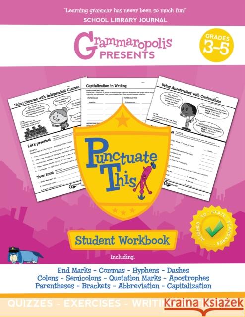 The Punctuation Workbook, Grades 3-5 Voorhees, Coert 9781644420201 Six Foot Press - książka