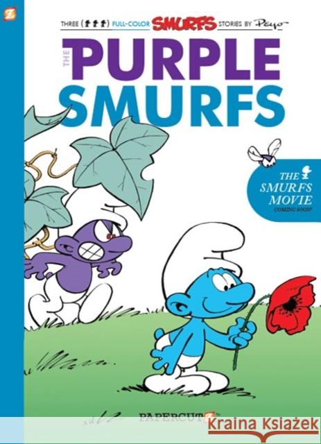 The Purple Smurfs Yvan Delporte Peyo 9781597072076 Papercutz - książka