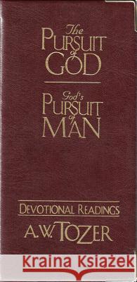 The Pursuit of God / God's Pursuit of Man Devotional Tozer Aw 9781600661303 Wingspread - książka