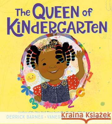 The Queen of Kindergarten Derrick Barnes Vanessa Brantley-Newton 9780593111420 Nancy Paulsen Books - książka