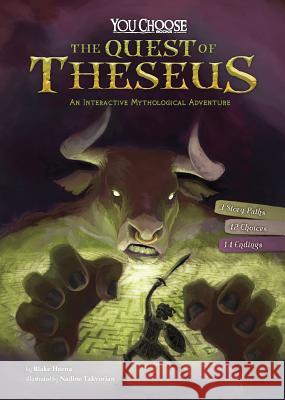 The Quest of Theseus: An Interactive Mythological Adventure Blake Hoena Carolyn Arcabascio 9781515748212 Capstone Press - książka