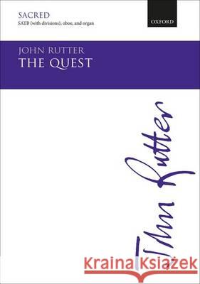 The Quest: Vocal Score John Rutter   9780193413429 Oxford University Press - książka