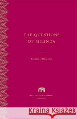 The Questions of Milinda Maria Heim 9780674295773 Harvard University Press - książka
