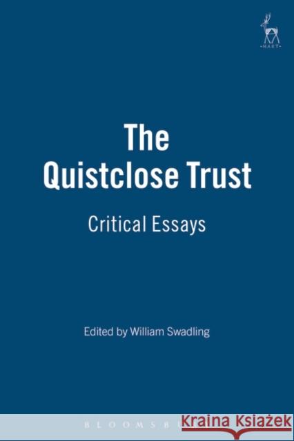 The Quistclose Trust: A Critical Analysis Swadling, William 9781841134123 HART PUBLISHING - książka