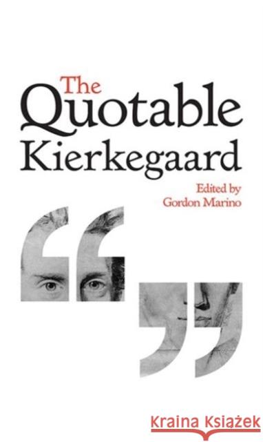 The Quotable Kierkegaard  Marino 9780691155302  - książka