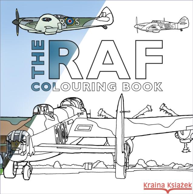 The RAF Colouring Book The History Press 9780750988919 The History Press Ltd - książka