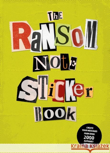 The Ransom Note Sticker Book Luke Herriott 9781837760398 Skittledog - książka