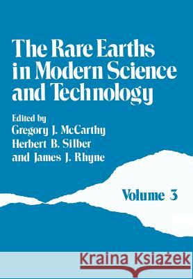 The Rare Earths in Modern Science and Technology: Volume 3 McCarthy, J. 9781461334088 Springer - książka