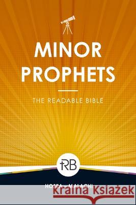 The Readable Bible: Minor Prophets Rod Laughlin Brendan Kennedy Colby Kinser 9781563095931 Iron Stream - książka