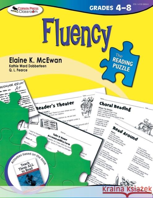 The Reading Puzzle: Fluency, Grades 4-8 Elaine K. McEwan 9781412958288 Corwin Press - książka
