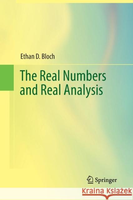 The Real Numbers and Real Analysis  9781489998347 Not Avail - książka
