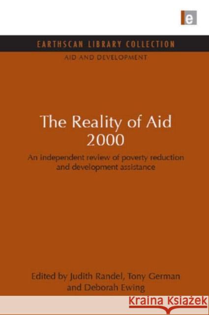 The Reality of Aid 2000 : An independent review of poverty reduction and development assistance Patrick Costello Judith Randel 9781849710510 Earthscan Publications - książka