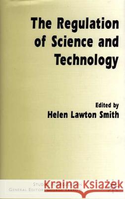 The Regulation of Science and Technology  9780333790458 PALGRAVE MACMILLAN - książka