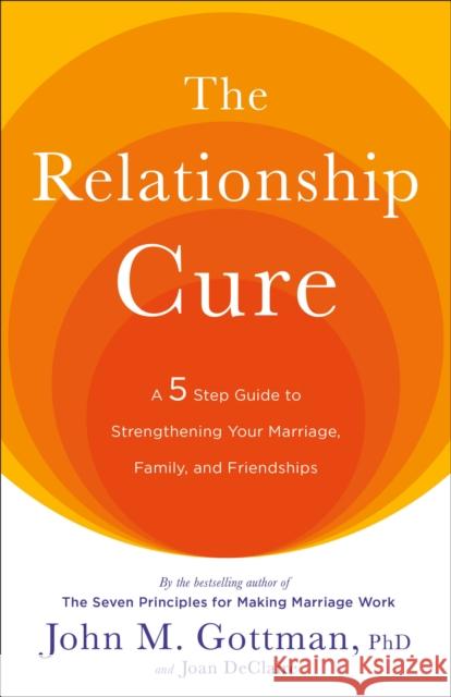 The Relationship Cure: A 5 Step Guide to Strengthening Your Marriage, Family, and Friendships Gottman, John 9780609809532 Three Rivers Press (CA) - książka