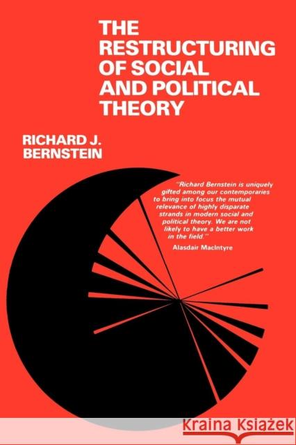 The Restructuring of Social and Political Theory Richard Bernstein 9780812277425 University of Pennsylvania Press - książka