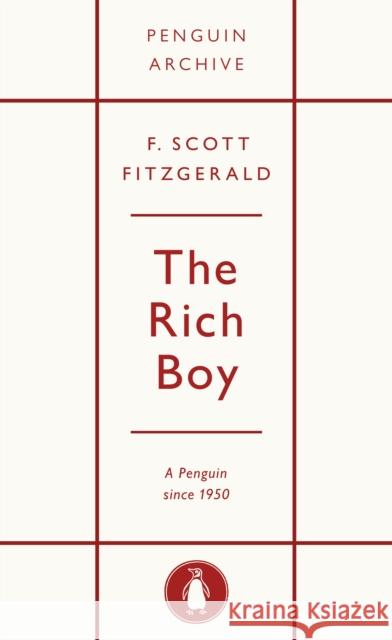 The Rich Boy F. Scott Fitzgerald 9780241746271 Penguin Books Ltd - książka