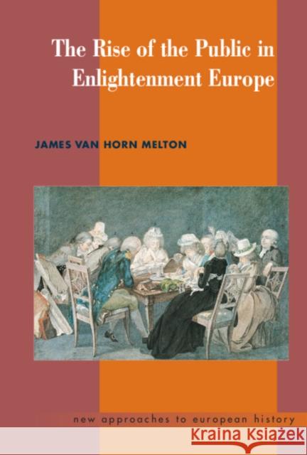 The Rise of the Public in Enlightenment Europe James Van Horn Melton (Emory University, Atlanta) 9780521465731 Cambridge University Press - książka