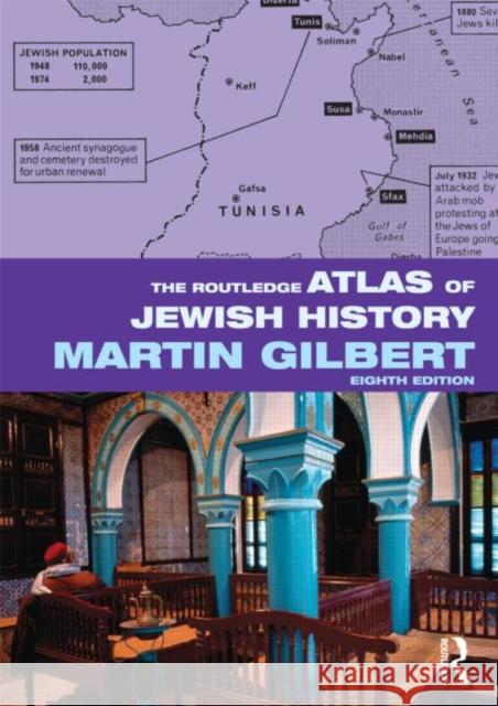 The Routledge Atlas of Jewish History Martin Gilbert 9780415558112  - książka