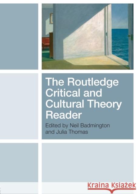 The Routledge Critical and Cultural Theory Reader  9780415433099 TAYLOR & FRANCIS LTD - książka