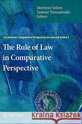 The Rule of Law in Comparative Perspective Sellers 9789048137480 SPRINGER - książka