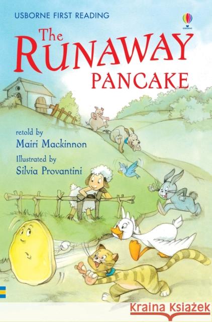 The Runaway Pancake Mairi Mackinnon 9780746070529 Usborne Publishing Ltd - książka