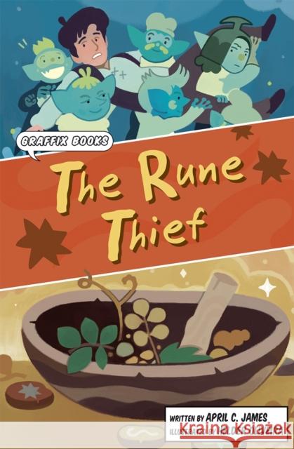 The Rune Thief: Graphic Reluctant Reader April C. James 9781835110096 Maverick Arts Publishing - książka