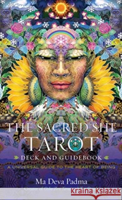 The Sacred She Tarot Deck and Guidebook: A Universal Guide to the Heart of Being Ma Deva Padma 9781582708980 Atria Books - książka