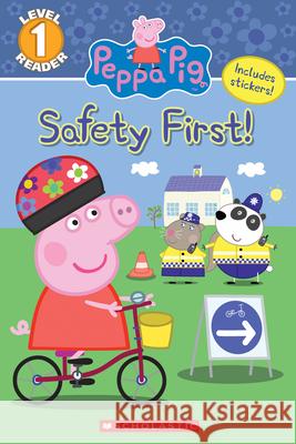 The Safety First! (Peppa Pig: Level 1 Reader) Courtney Carbone Eone 9781338228823 Scholastic Inc. - książka