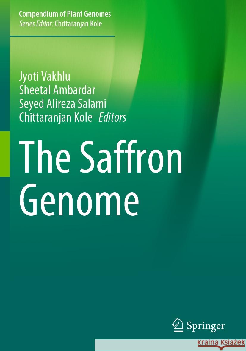 The Saffron Genome  9783031100024 Springer International Publishing - książka