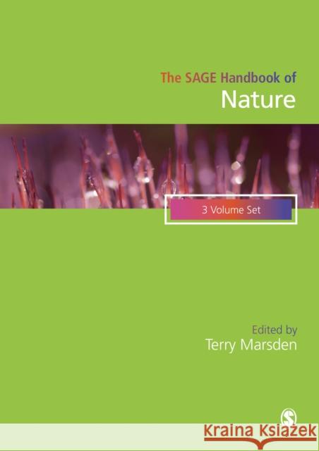 The Sage Handbook of Nature Terry Marsden 9781446298572 Sage Publications Ltd - książka