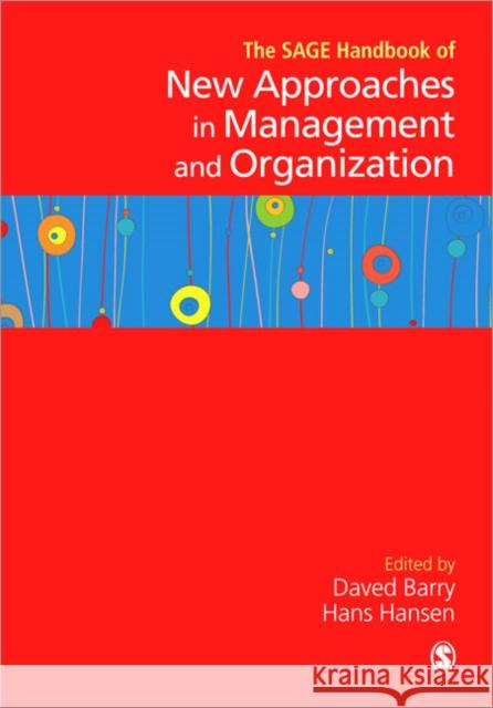 The Sage Handbook of New Approaches in Management and Organization Barry, Daved 9781412912181 Sage Publications - książka