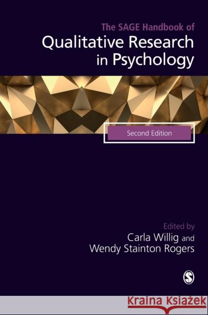 The SAGE Handbook of Qualitative Research in Psychology Willig, Carla 9781473925212 Sage Publications Ltd - książka