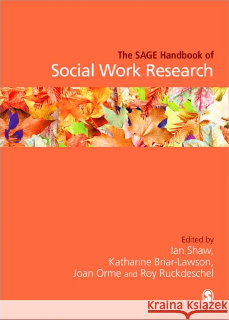 The SAGE Handbook of Social Work Research Ian Shaw 9781412934992  - książka