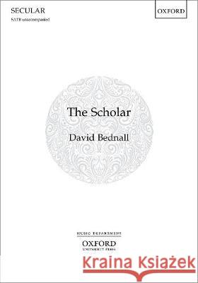 The Scholar David Bednall   9780193524439 Oxford University Press - książka