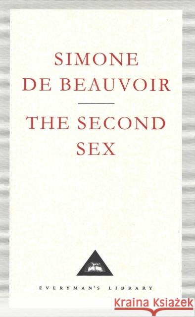 The Second Sex Simone De Beauvoir 9781857151374 Everyman - książka