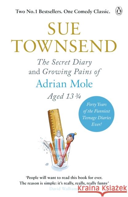 The Secret Diary & Growing Pains of Adrian Mole Aged 13 ¾ Sue Townsend 9781405932189 Penguin Books Ltd - książka