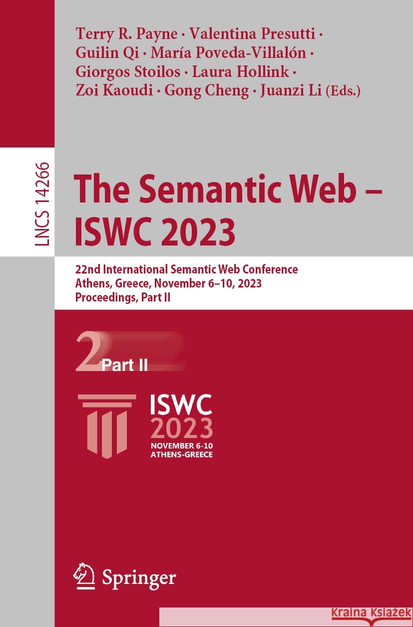 The Semantic Web – ISWC 2023  9783031472428 Springer Nature Switzerland - książka