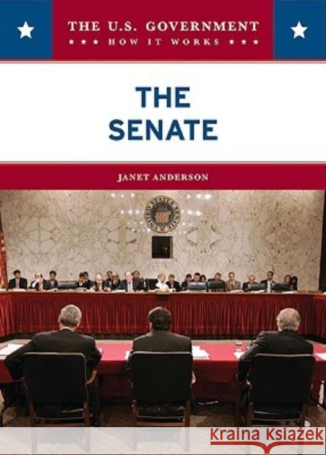 The Senate Janet Anderson 9780791092910 Chelsea House Publications - książka