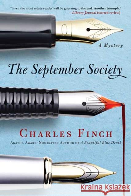 The September Society Charles Finch 9780312564940 St. Martin's Minotaur - książka