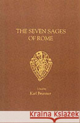 The Seven Sages of Rome K. Brunner 9780859916912 Early English Text Society - książka