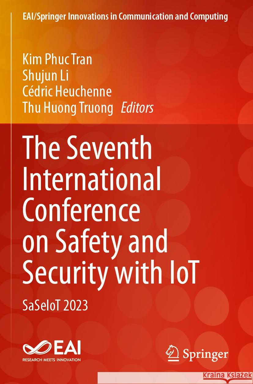 The Seventh International Conference on Safety and Security with IoT  9783031530302 Springer Nature Switzerland - książka