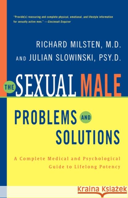 The Sexual Male: Problems and Solutions Milsten, Richard 9780393321272 W. W. Norton & Company - książka