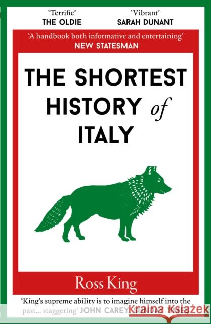 The Shortest History of Italy Ross King 9781913083953 Old Street Publishing - książka