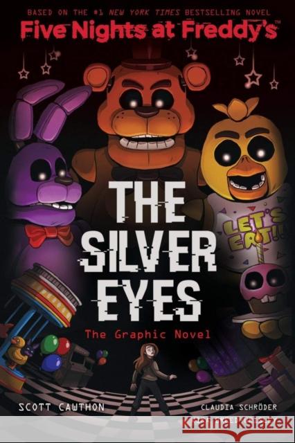 The Silver Eyes Graphic Novel Scott Cawthon Kira Breed-Wrisley Claudia Schroder 9781407198460 Scholastic - książka