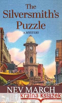 The Silversmith's Puzzle: A Mystery Nev March 9781420526622 Thorndike Press Large Print - książka