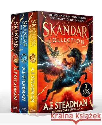 The Skandar Collection: Books 1 - 3 Boxed Set A.F. Steadman 9781398556256 Simon & Schuster Ltd - książka